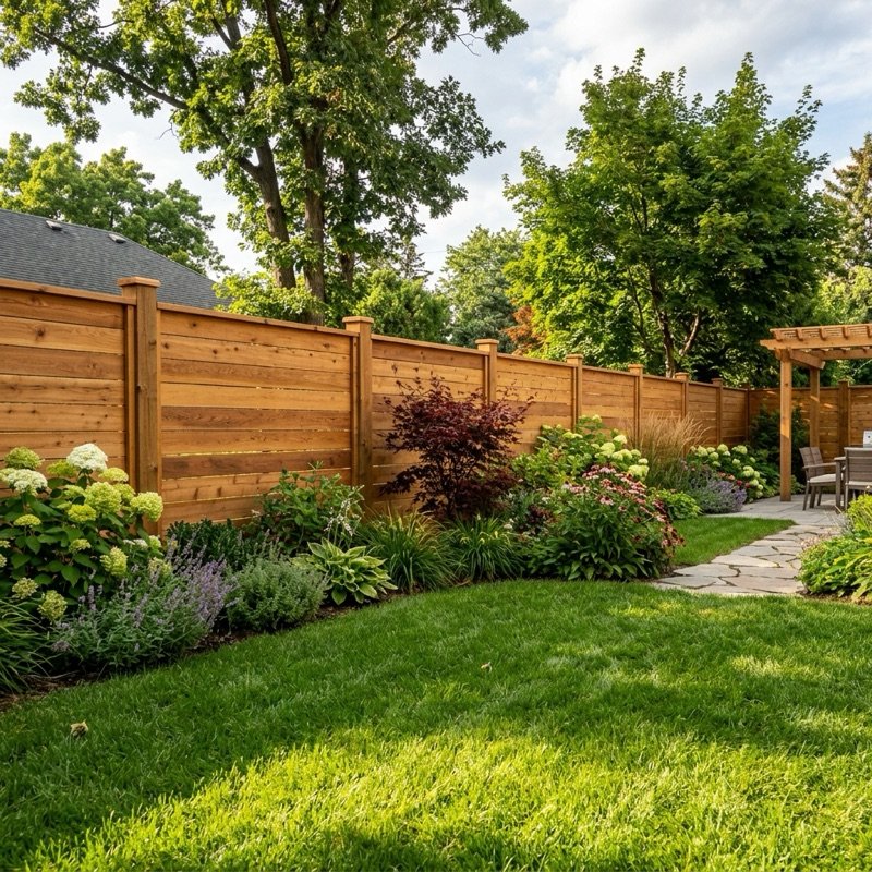 Western Red Cedar Privacy Fence