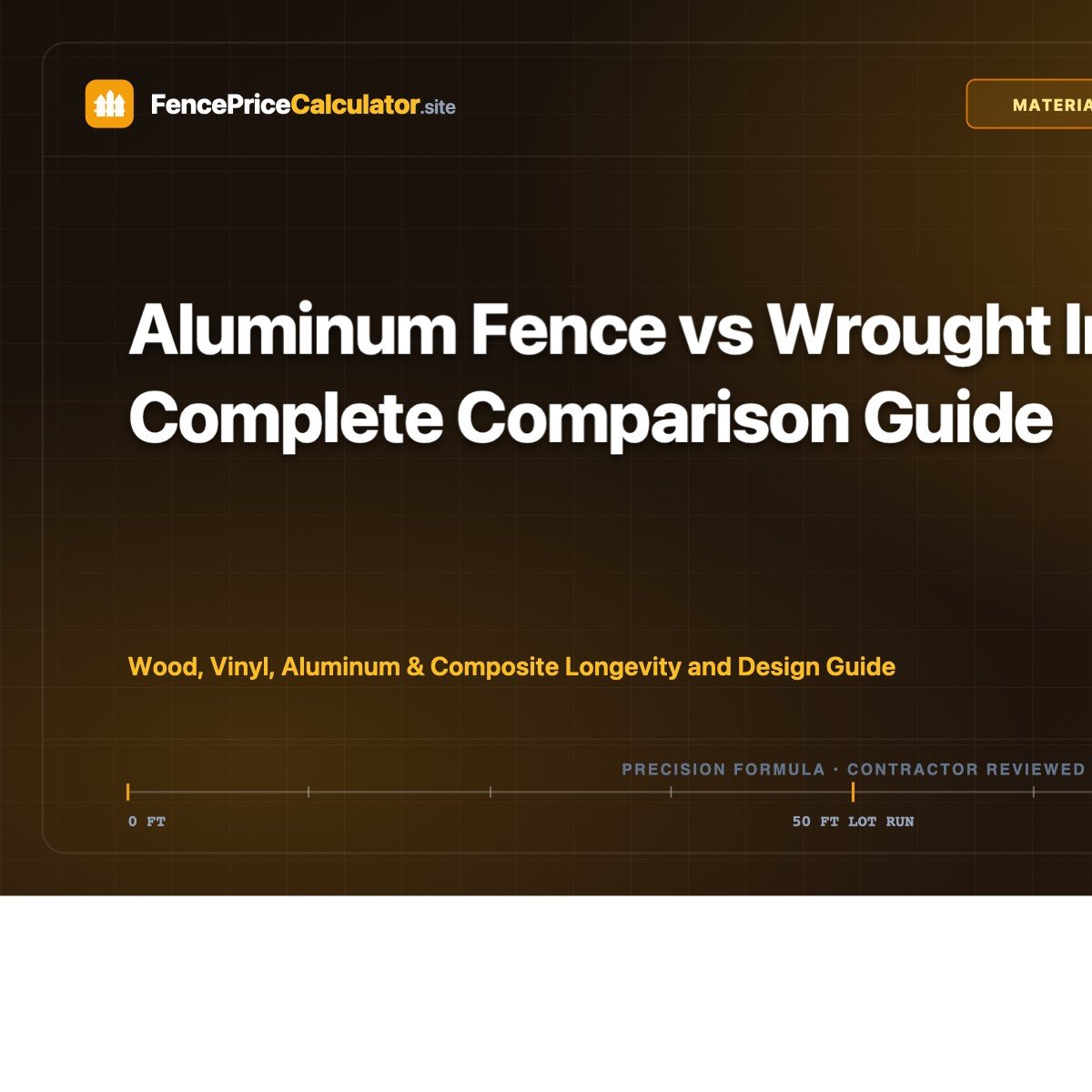 Aluminum Fence vs Wrought Iron: A Complete Comparison Guide
