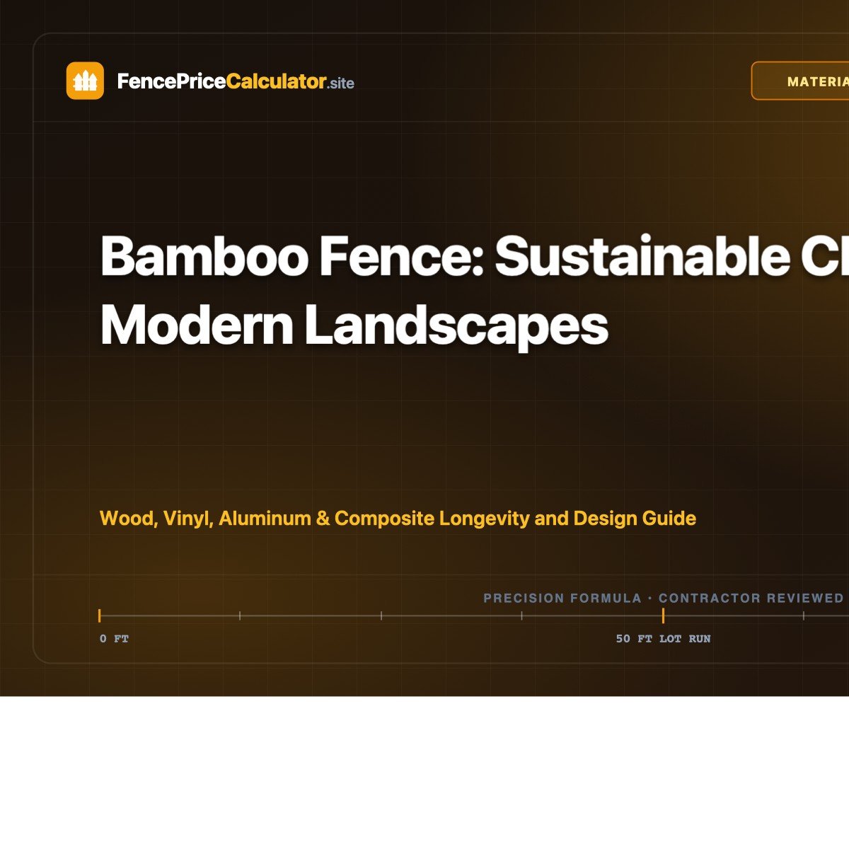 Bamboo Fence: Sustainable Choice for Modern Landscapes