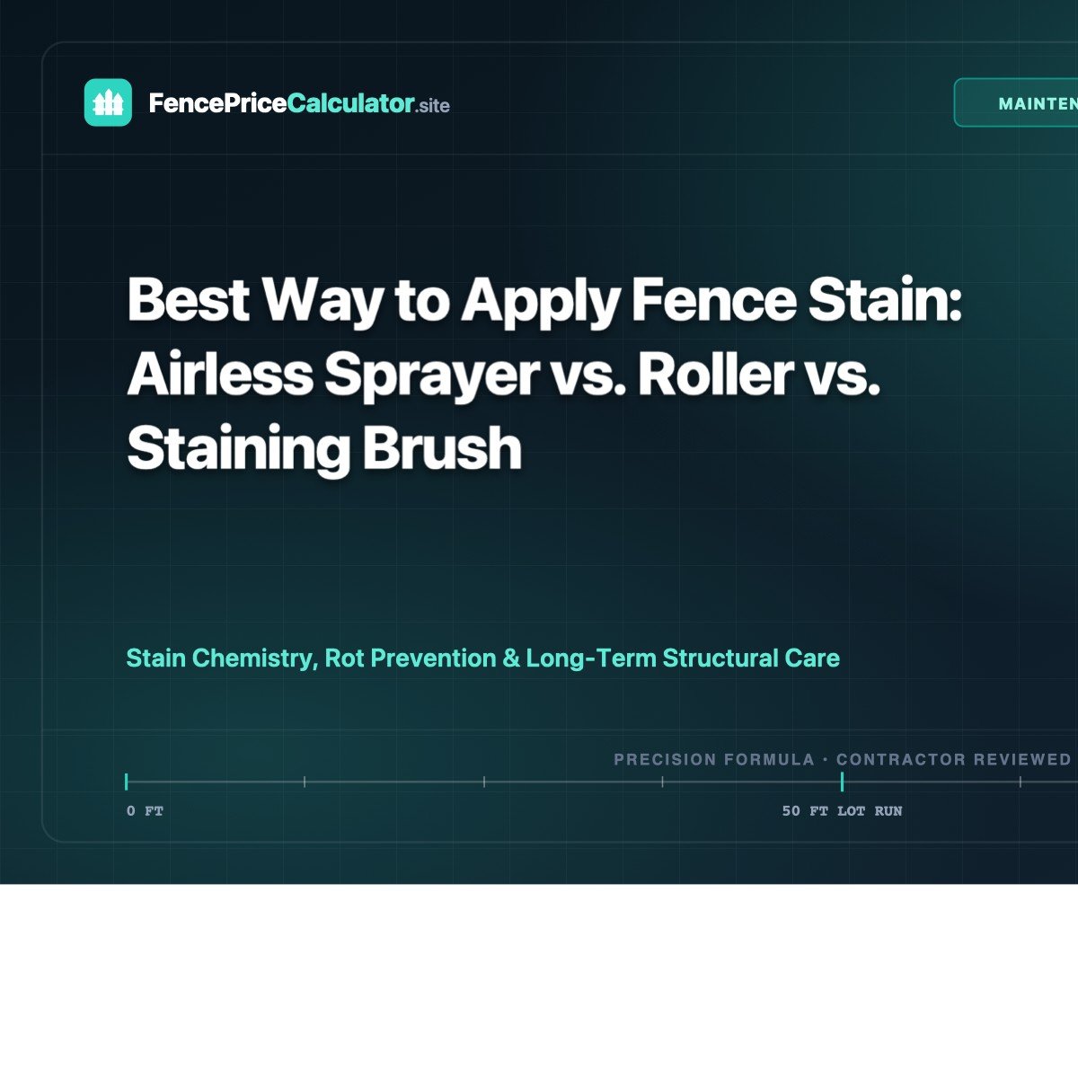 Best Way to Apply Fence Stain: Airless Sprayer vs. Roller vs. Staining Brush