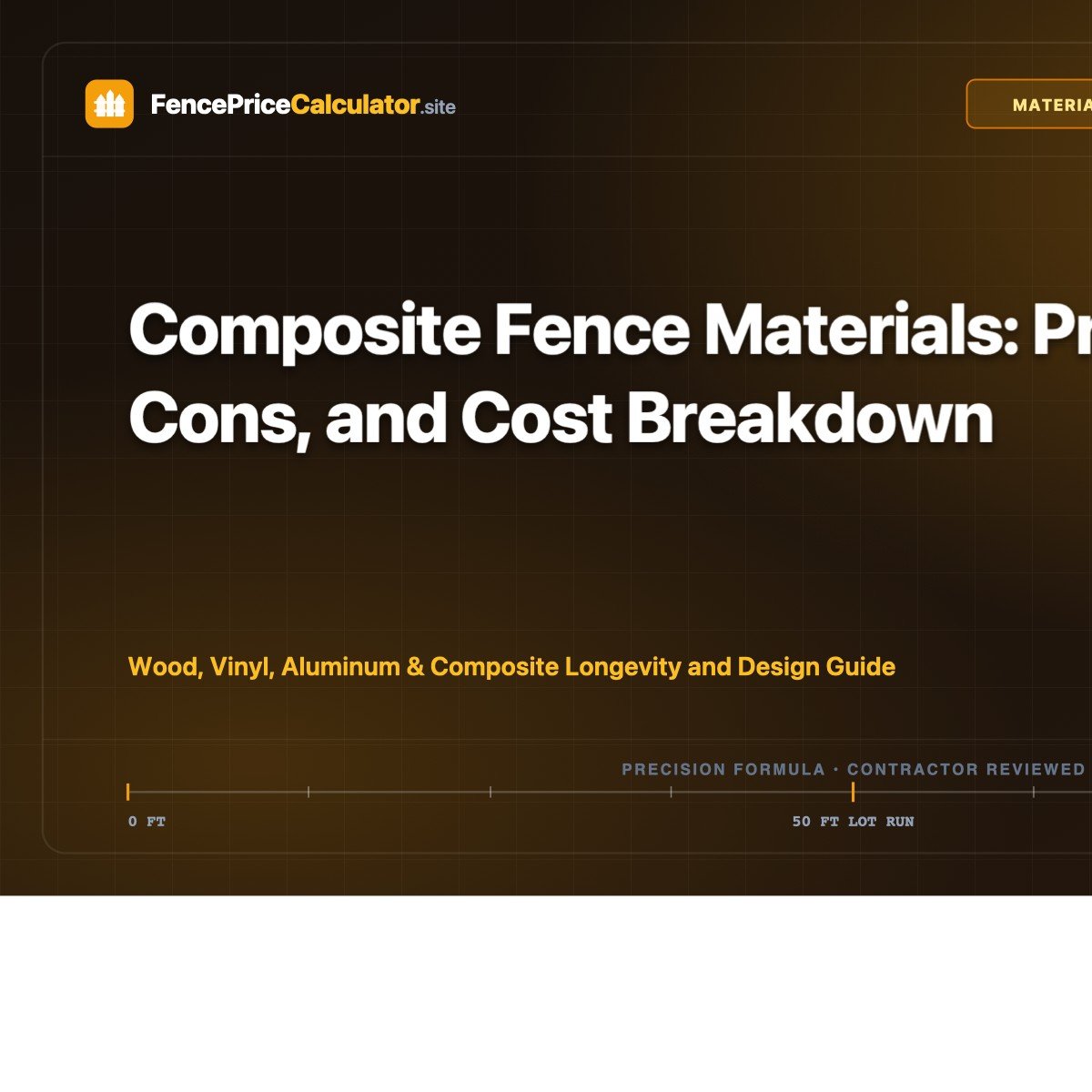 Composite Fence Materials: Pros, Cons, and Cost Breakdown