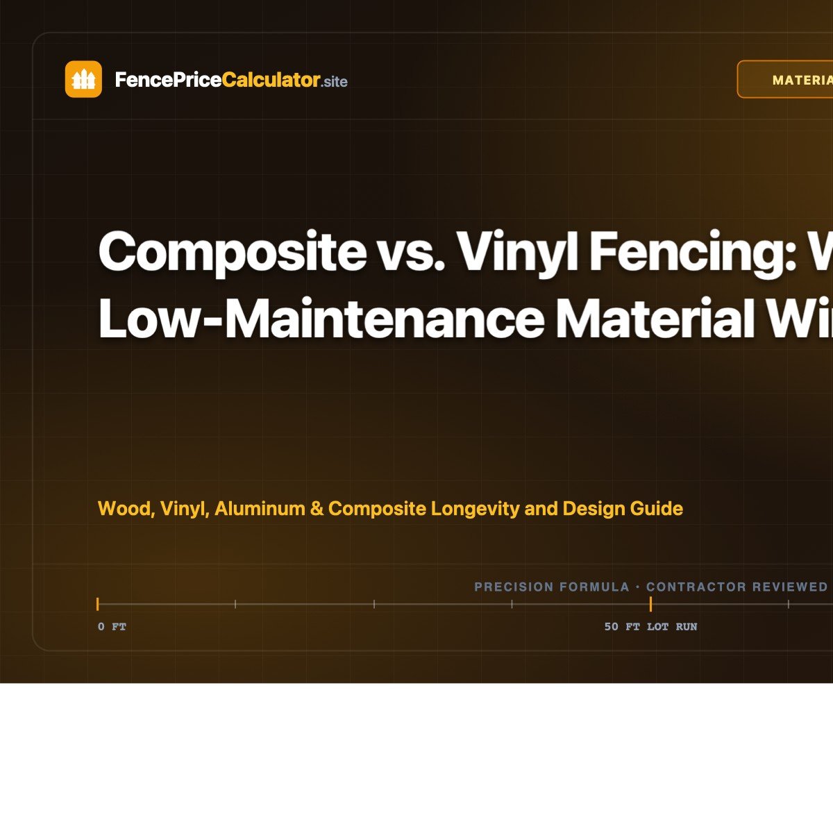 Composite vs. Vinyl Fencing: Which Low-Maintenance Material Wins?