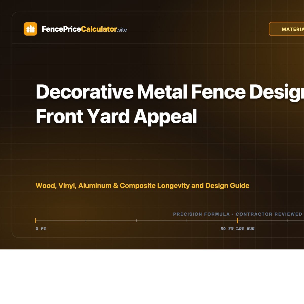 Decorative Metal Fence Designs for Front Yard Appeal