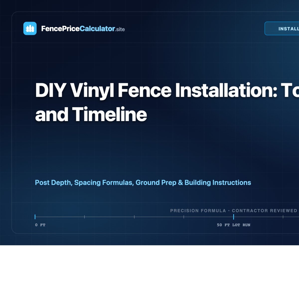 DIY Vinyl Fence Installation: Tools and Timeline