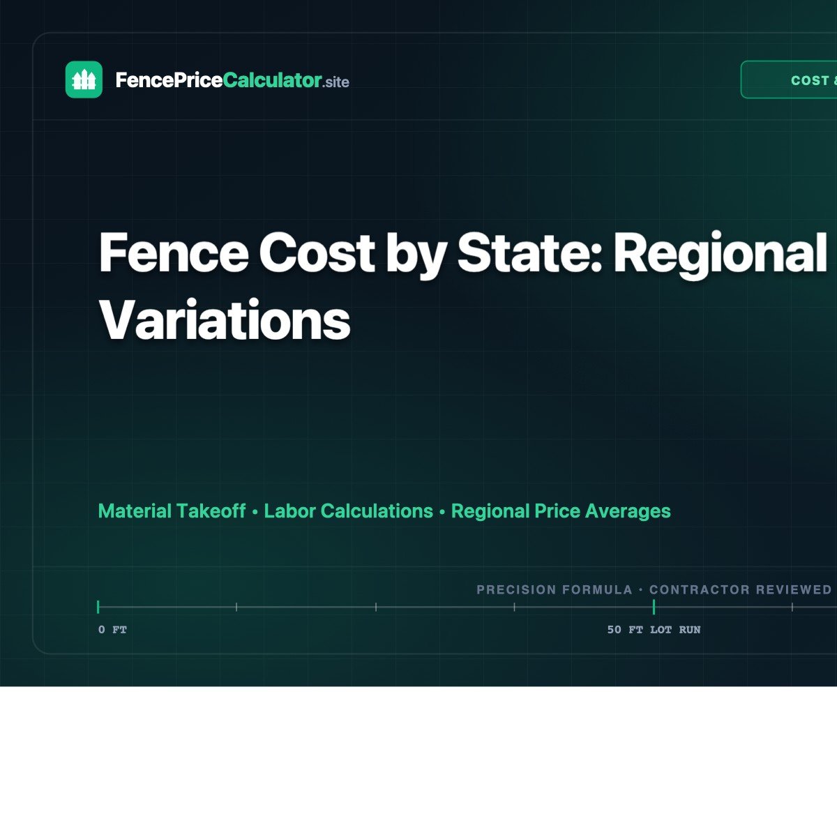 Fence Cost by State: Regional Price Variations