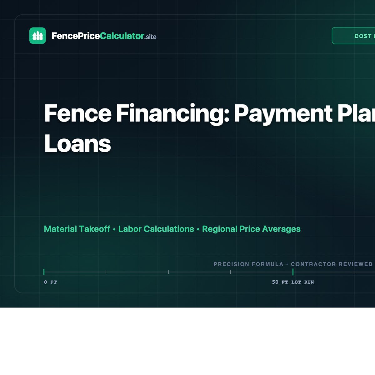 Fence Financing: Payment Plans and Loans