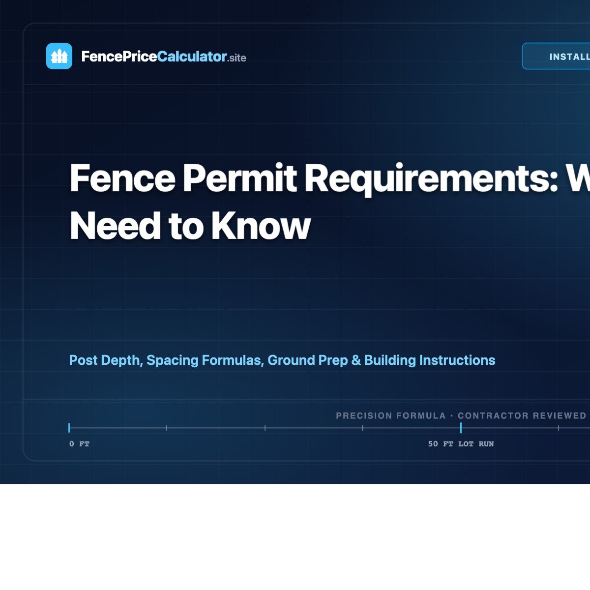 Fence Permit Requirements: What You Need to Know