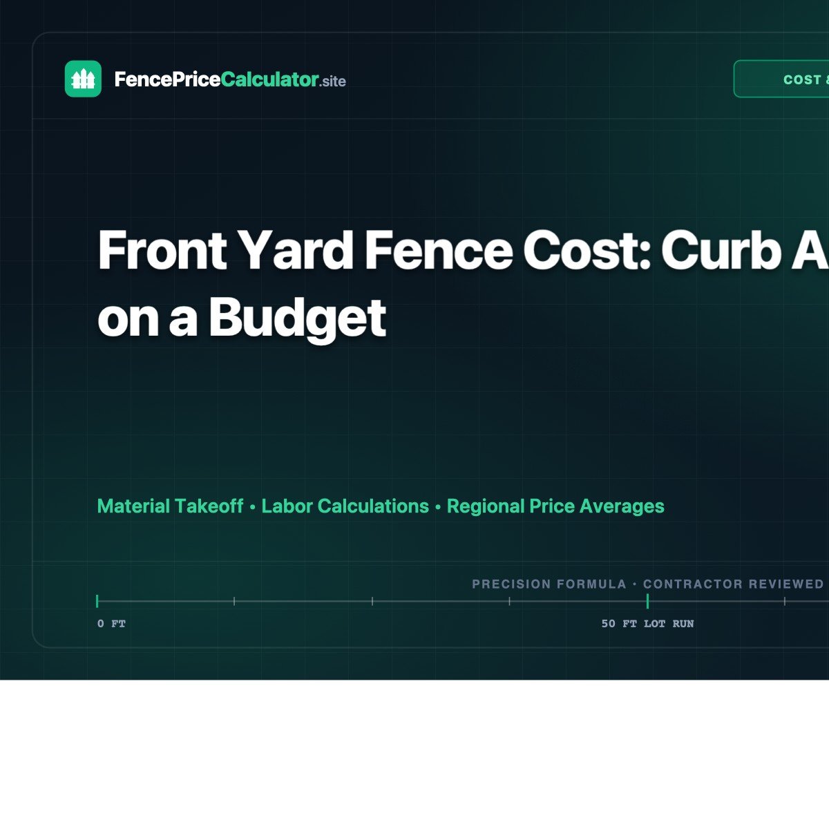 Front Yard Fence Cost: Curb Appeal on a Budget