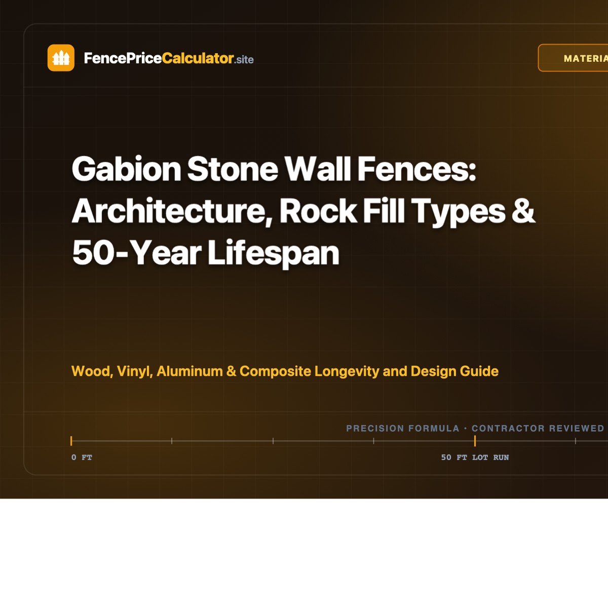 Gabion Stone Wall Fences: Architecture, Rock Fill Types & 50-Year Lifespan