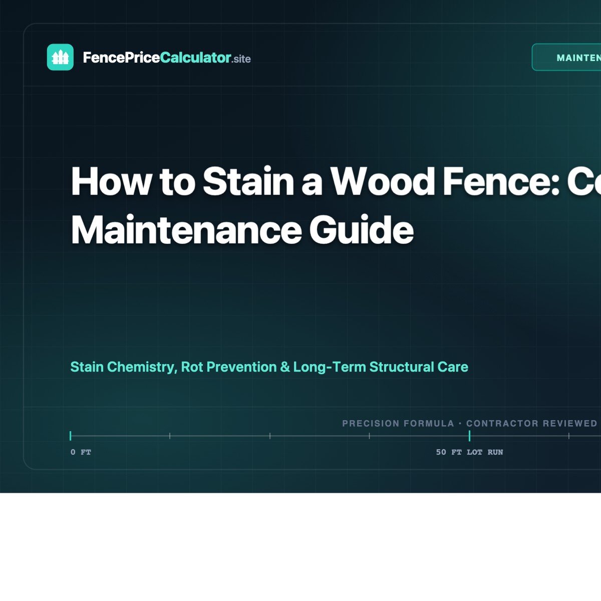 How to Stain a Wood Fence: Complete Maintenance Guide