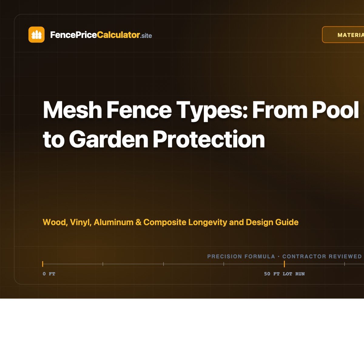 Mesh Fence Types: From Pool Safety to Garden Protection