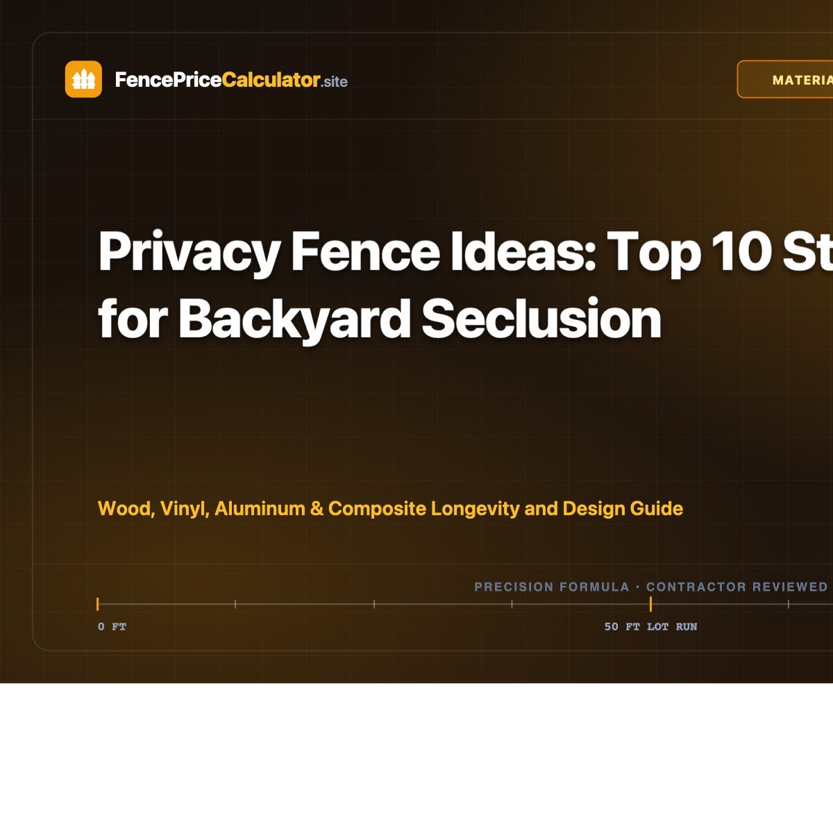 Privacy Fence Ideas: Top 10 Styles for Backyard Seclusion