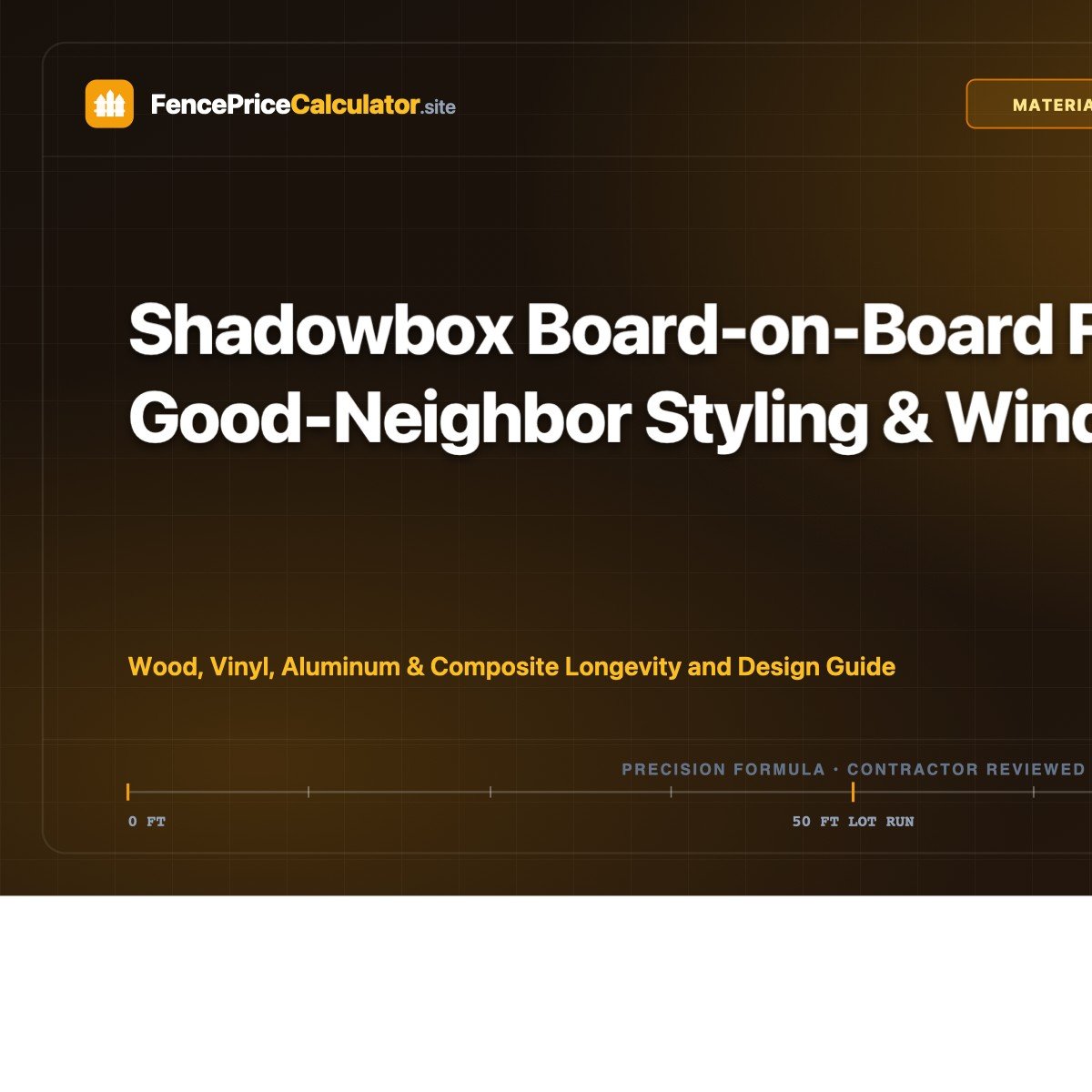 Shadowbox Board-on-Board Fence: Good-Neighbor Styling & Wind Airflow