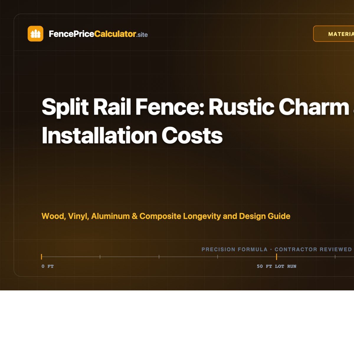 Split Rail Fence: Rustic Charm and Installation Costs